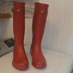 Natural Reflections Red Rain Boots